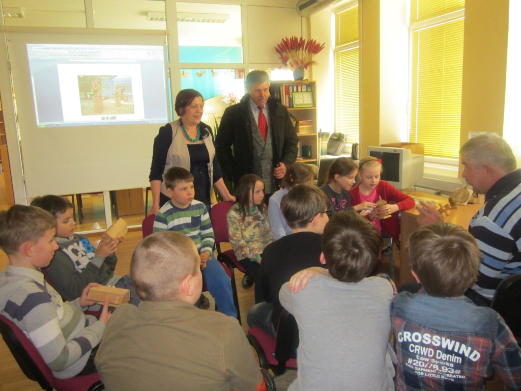 Seniūnas S.Imbrasas netradicinėje pamokoje