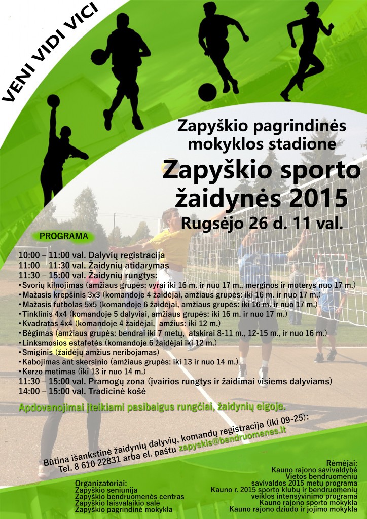 Zapyškio žaidynės 2015 galutinis