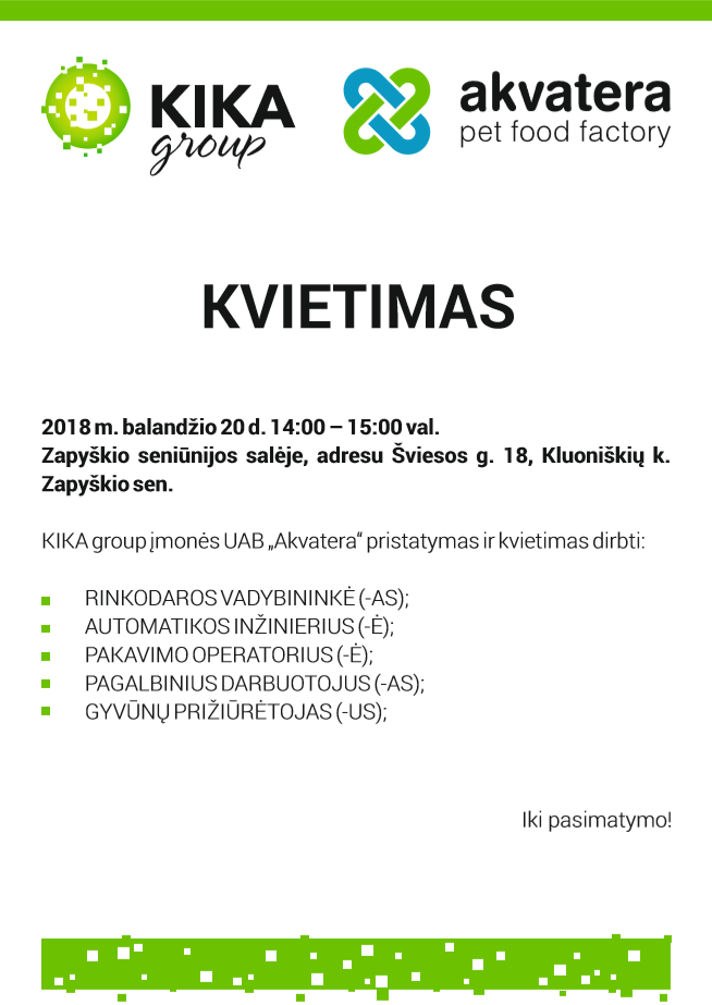 kvietimas